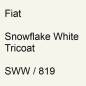 Preview: Fiat, Snowflake White Tricoat, SWW / 819.